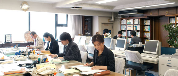 事務所内風景